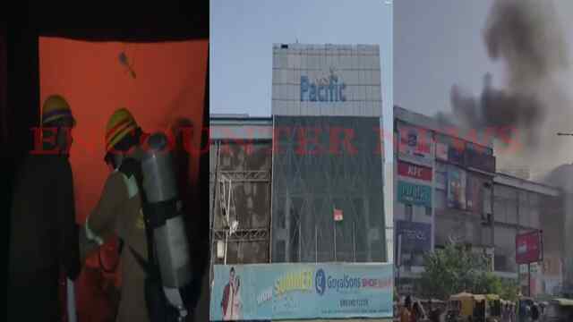 Pacific Mall  के Theater में लगी भीषण आग, देखें वीडियो