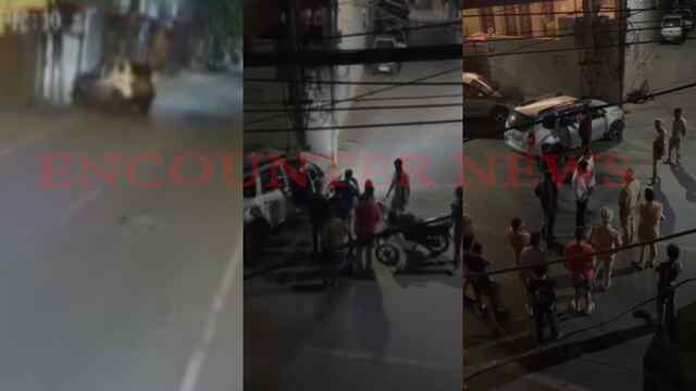Punjab News: Satyam Hospital Road के पास बिजली के पोल से टकराई कार, हुआ शार्ट सर्किट, देखें वीडियो