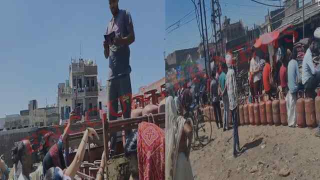 Punjab News: Divya Gas Agency के बाहर लोगों का हंगामा, हुई पत्थरबाजी, देखें वीडियो