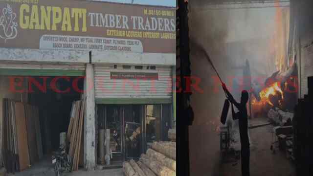 Punjab News: गणपति टिंबर ट्रेडर्स के गोदाम में लगी भीषण आग, देखें वीडियो