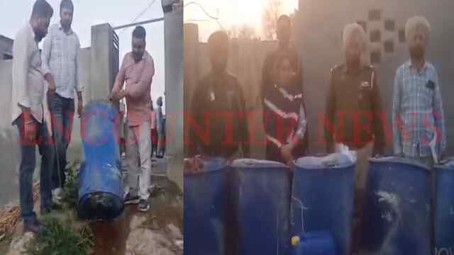 Punjab News: इस इलाके में Police की Raid, जमीन के नीचे छिपाए लाहन के ड्रम बरामद, देखें वीडियो