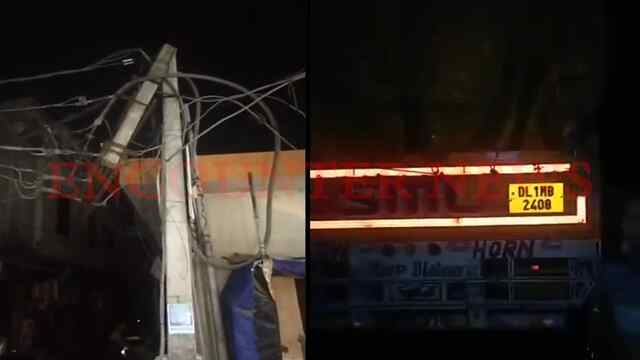 Jalandhar News: तंग गलियों में घुसे ट्रक ने तोड़ा बिजली का पोल, इलाके की बत्ती गुल, देखें वीडियो