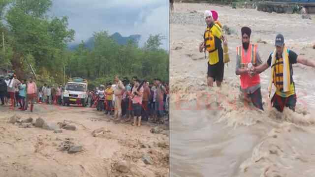 UK मे नदियों का बड़ा जलस्तर, श्री रीठा साहिब गुरुद्वारे के श्रद्धालुओ सहित 4000 लोग फंसे , देखें वीडियो