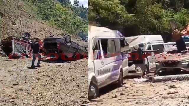 Bus पर Terrorist Attack, 13 लोगों की मौत, 38 घायल, बना दहशत का मौहल, देखें वीडियो