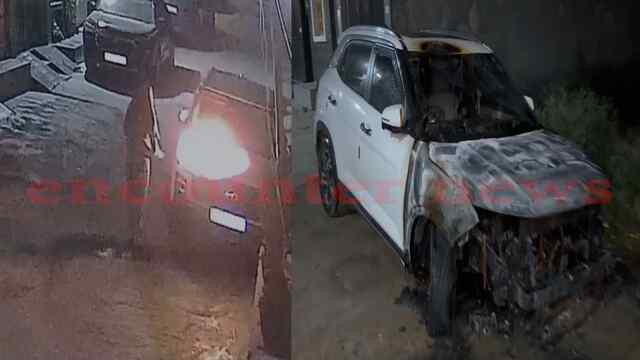 Punjab News: घर के बाहर खड़ी Businessman की Car को 2 युवकों ने लगाई आग, परिवार में डर का माहौल, देखें वीडियो