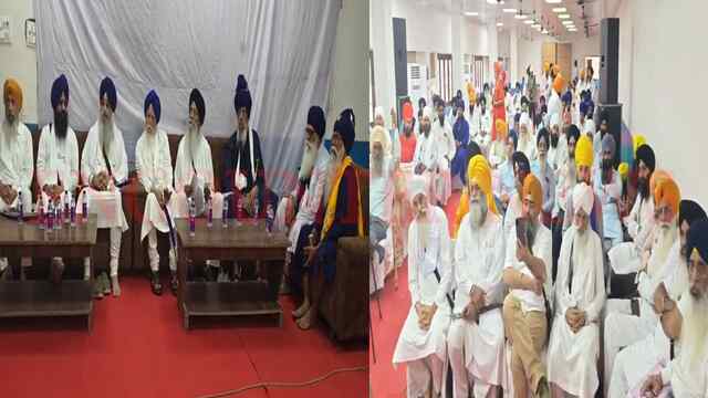 Punjab News: SGPC अध्यक्ष हरजिंदर सिंह धामी भाई गुरदास हाल में हुई सभा में पहुंचे, देखें वीडियो
