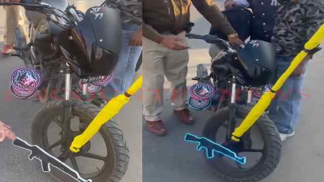 Jalandhar News: होला मोहल्ला में पुलिस ने AK-47 वाली बाइक की काबू, देखें वीडियो