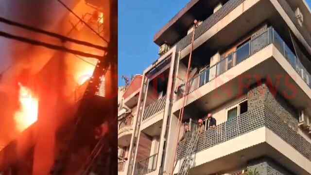 दिल्ली में बड़ा हादसा, 4 मंजिला बिल्डिंग में भीषण आग, 9 की मौत, CM ने जताया दुःख , देखें वीडियो