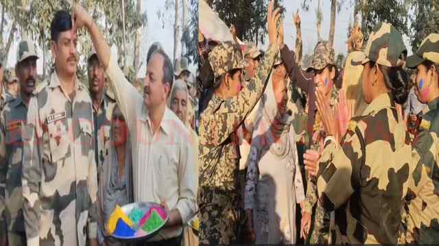 Punjab News: जवानों पर चढ़ा होली का रंग, Indo-Pak Border पर शहीदों के परिवारों के साथ मनाया त्योहार, देखें वीडियो