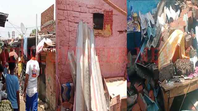 Punjab News: तेज आंधी-तूफान से घर की दीवारें गिरी, 2 लोग घायल, देखें वीडियो