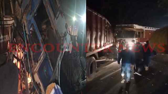 Punjab News: घोड़ा ट्राले और ट्रक में हुई आमने-सामने टक्कर, 2 की मौत, देखें वीडियो