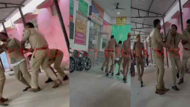पुलिस चौकी और अस्पताल में Home Guard का हंगामा, देखें वीडियो