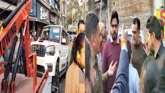Punjab News: पार्किंग को लेकर हाई-वोल्टेज ड्रामा, पुलिस और व्यक्ति में हुई बहस, देखें वीडियो