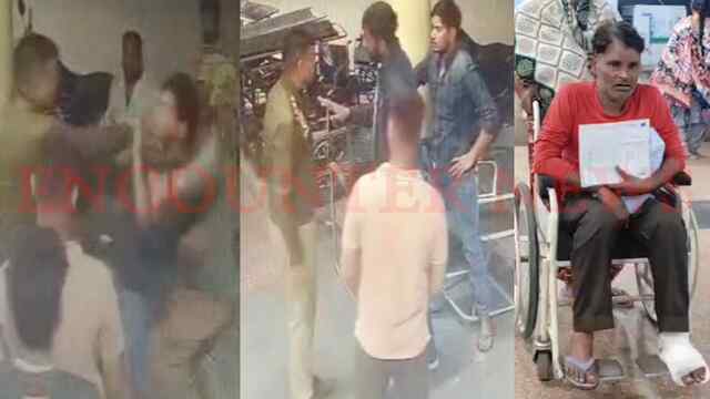 मारपीट मामले में डॉक्टरों ने की हड़ताल, OPD सुविधा बंद, पुलिस अधिकारी Suspend, देखें वीडियो