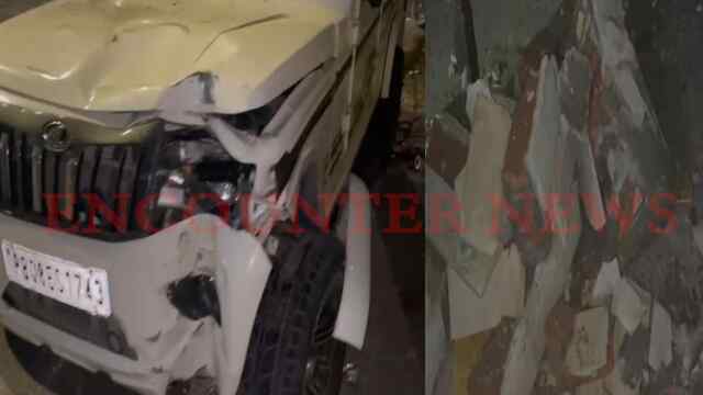 Jalandhar News: मेन चौक के पास नशे में धुत्त व्यक्ति ने दुकान में मारी गाड़ी, टूटा शटर, देखें वीडियो