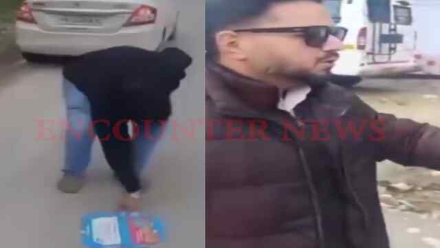 Punjabi Tourist ने सड़क पर फैलाई गंदगी, SDM ने लगाई क्लास, देखें वीडियो