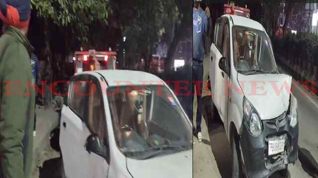 Jalandhar News: तेज रफ्तार कार अनियंत्रित होकर फुटपाथ से टकराई, बुरी तरह क्षतिग्रस्त, देखें वीडियो