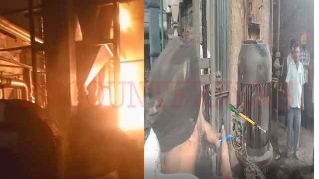 Punjab News: आहार Food Factory के Boiler में लगी भीषण आग, देखें वीडियो