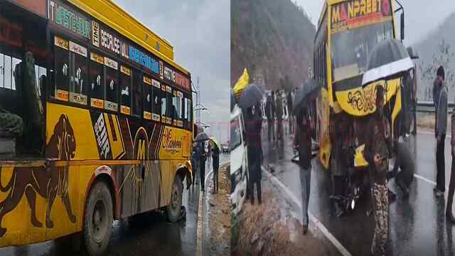 भीषण सड़क हादसे में CRPF जवान सहित 4 की मौत, देखें वीडियो
