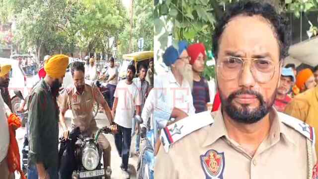 Punjab News: बुलेट सवार ने किया हंगामा,  ट्रैफिक कर्मी का मोबाइल छीना, लोगों ने पीछा कर दबोचा, देखें वीडियो