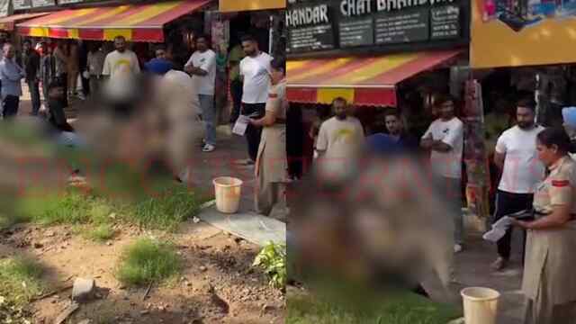 अर्धनग्न युवक को पुलिसकर्मी ने जड़े थप्पड़, वायरल होने पर आया कर्मी का बयान, देखें वीडियो
