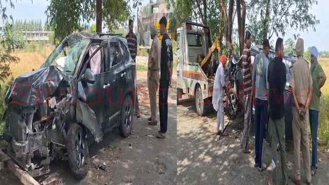 Punjab News: आवारा पशु आने से हुआ भीषण सड़क हादसा, खुले एयरबैग, पुलिस कर्मी घायल, देखें वीडियो