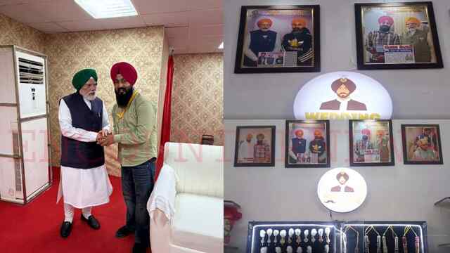 Jalandhar के सनप्रीत ने PM मोदी को मात्र डेढ़ मिनट में बांधी पगड़ी, देखें वीडियो