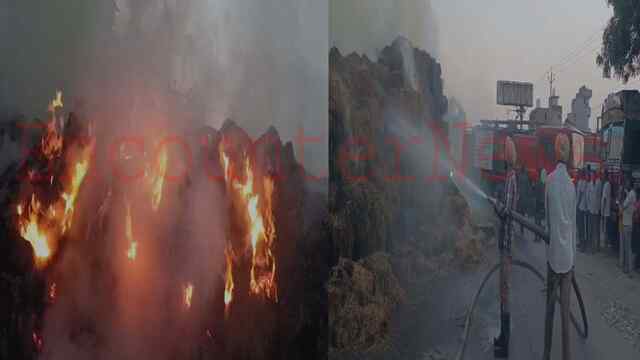 Punjab News: पराली से भरी ट्रॉली में लगी भीषण आग, मची अफरा-तफरी, देखें वीडियो
