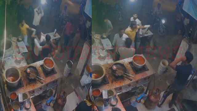 900 रुपये के बिल पर दबंगों की गुंडागर्दी, कर्मियों और संचालक को डंडों व तसले से पीटा