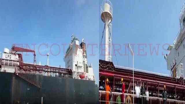 46,500 Metric Tonne LPG लेकर भारत पहुंचा ‘नंदा देवी’ जहाज़, देखें वीडियो