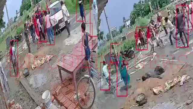 जमीनी विवाद को लेकर 2 पक्षों में जमकर चले लात घूंसे, कई घायल, देखें वीडियो