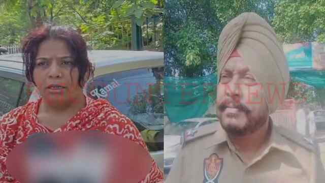Punjab News: थाने के बाहर भारी हंगामा, पति-पत्नी में हुए विवाद में धक्कामुक्की, देखें वीडियो