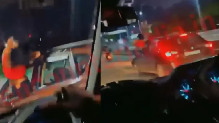 Viral Video: चलती कार में युवतियां कर रही थी स्टंट, वीडियो हुआ वायरल