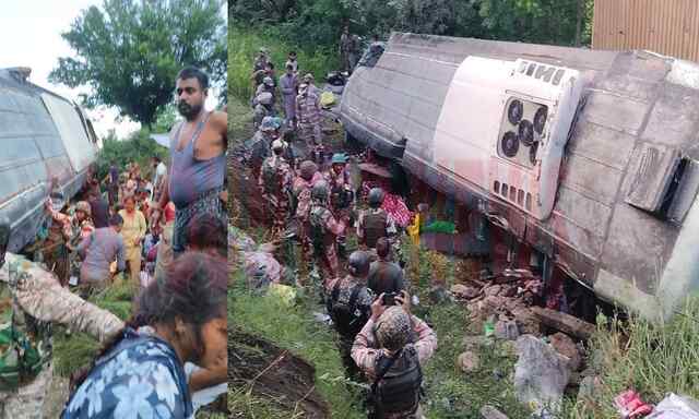 बड़ा हादसाः बस पलटने से अमरनाथ यात्रा के 39 यात्री घायल, रेस्क्यू जारी, देखें वीडियो