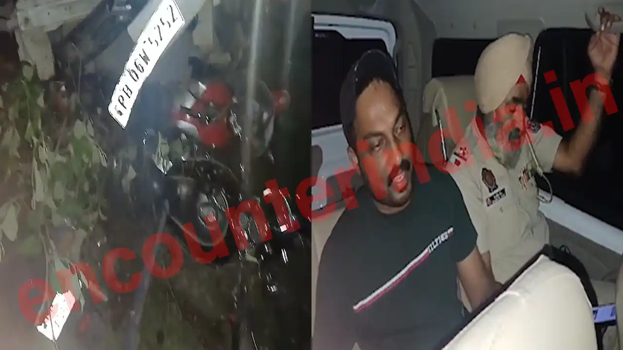 Punjab: खंभे और पेड़ से टकराने के बाद Swift Car चालक ने 4 Bikes को मारी टक्कर, देखें वीडियो