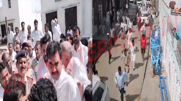 चुनाव प्रचार के दौरान BJP के पूर्व MP और MLA का हुआ विरोध, देखें वीडियो