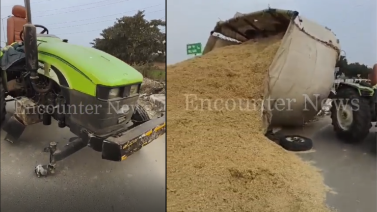 Punjab News: तूड़ी से भरी ट्रैक्टर-ट्राली पलटी, 2 युवकों की मौत, 2 घायल, देखें वीडियो