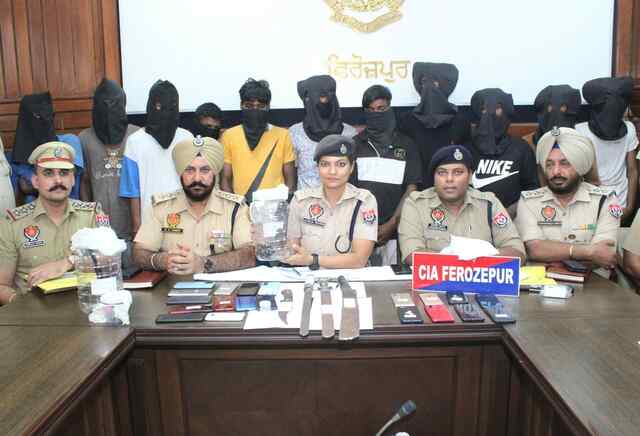 Punjab: पुलिस ने लूटपाट मामले में 16 आरोपियों को किया गिरफ्तार, देखें वीडियो