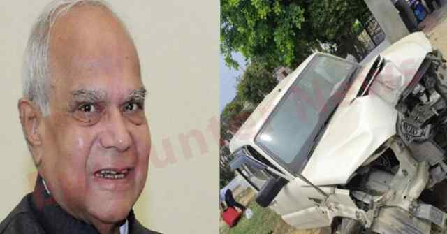 Punjab : राज्यपाल बनवारीलाल पुरोहित के काफिले के साथ बड़ा हादसा