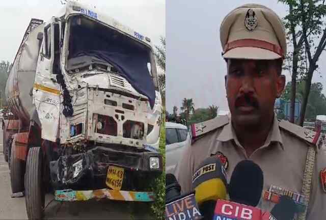Punjab: 2 ट्रकों की हुई टक्कर से गिरे बिजली के पोल, लाइट गुल, देखें वीडियो