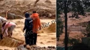 Heavy बारिश के बीच Landslide, मलबे में दबे 100 से ज्यादा लोग, 5 की मौत, देखें वीडियो
