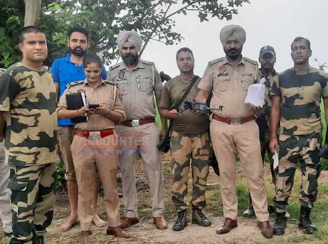Punjab : ड्रोन सहित हैरोइन बरामद, देखें वीडियो