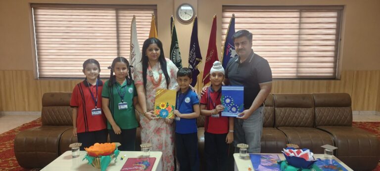 Adampur: The Imperial School Green Campus के प्रांगण में शो एंड टेल प्रतियोगिता में दिब्यम, मिशिका और राजवीर ने बाजी मारी