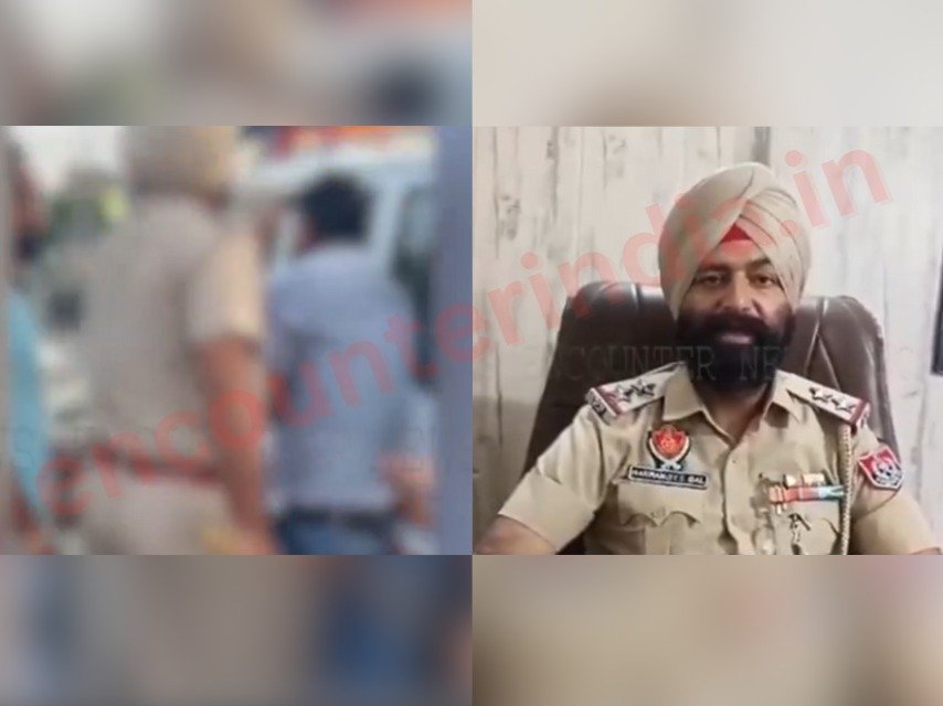 Punjab : बच्ची के सामने पुलिस कर्मी ने पिता से की बदसलूकी, अधिकारी का आया बयान, देखें वीडियो