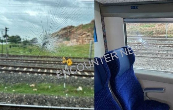 Vande Bharat Train पर पत्थरबाजी, टूटे शीशे