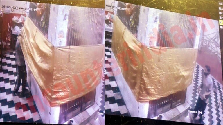 चोर ने शीतला माता मंदिर में दिया वारदात को अंजाम