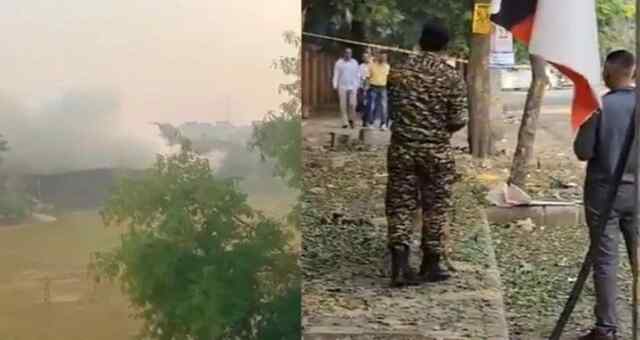 CRPF स्कूल के पास हुआ धमाका, जांच में जुटी पुलिस