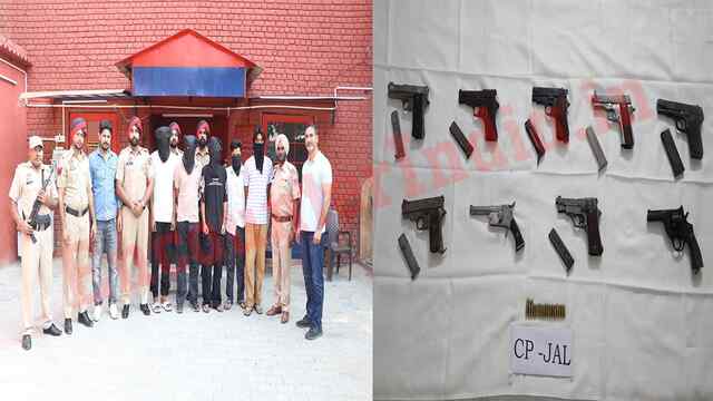 Jalandhar News: बंबीहा-कौशल गैंग के 5 गुर्गे हथियारों सहित गिरफ्तार, देखें वीडियो