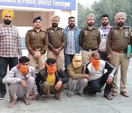 Punjab News : लूट की वारदातों को अंजाम देने वाले 4 गिरफ्तार, देखें वीडियो