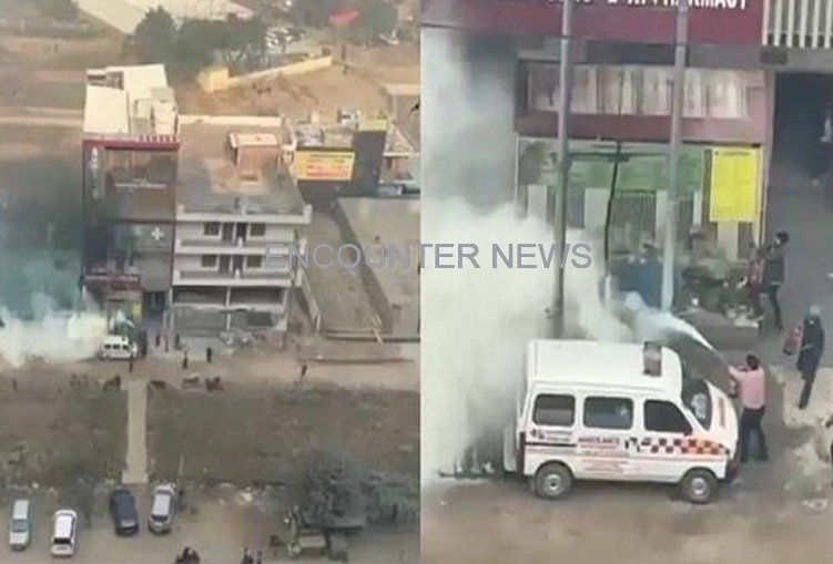Hospital में लगी भीषण आग, मची अफरा-तफरी